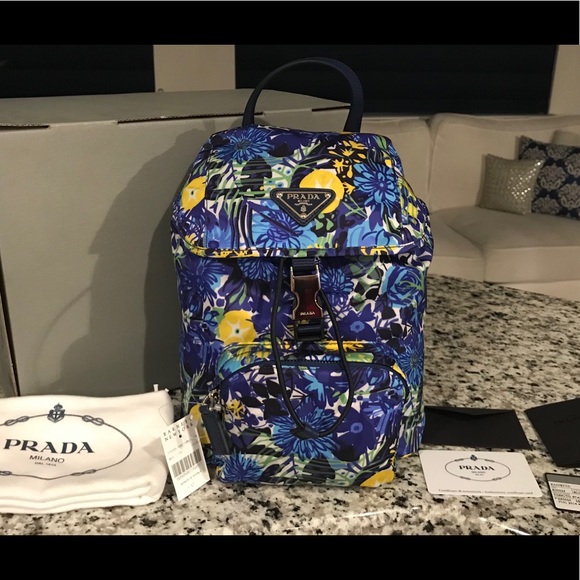 ✨NEW!✨Authentic!✨Prada NWT! Nylon Leather Backpack - Picture 2 of 8